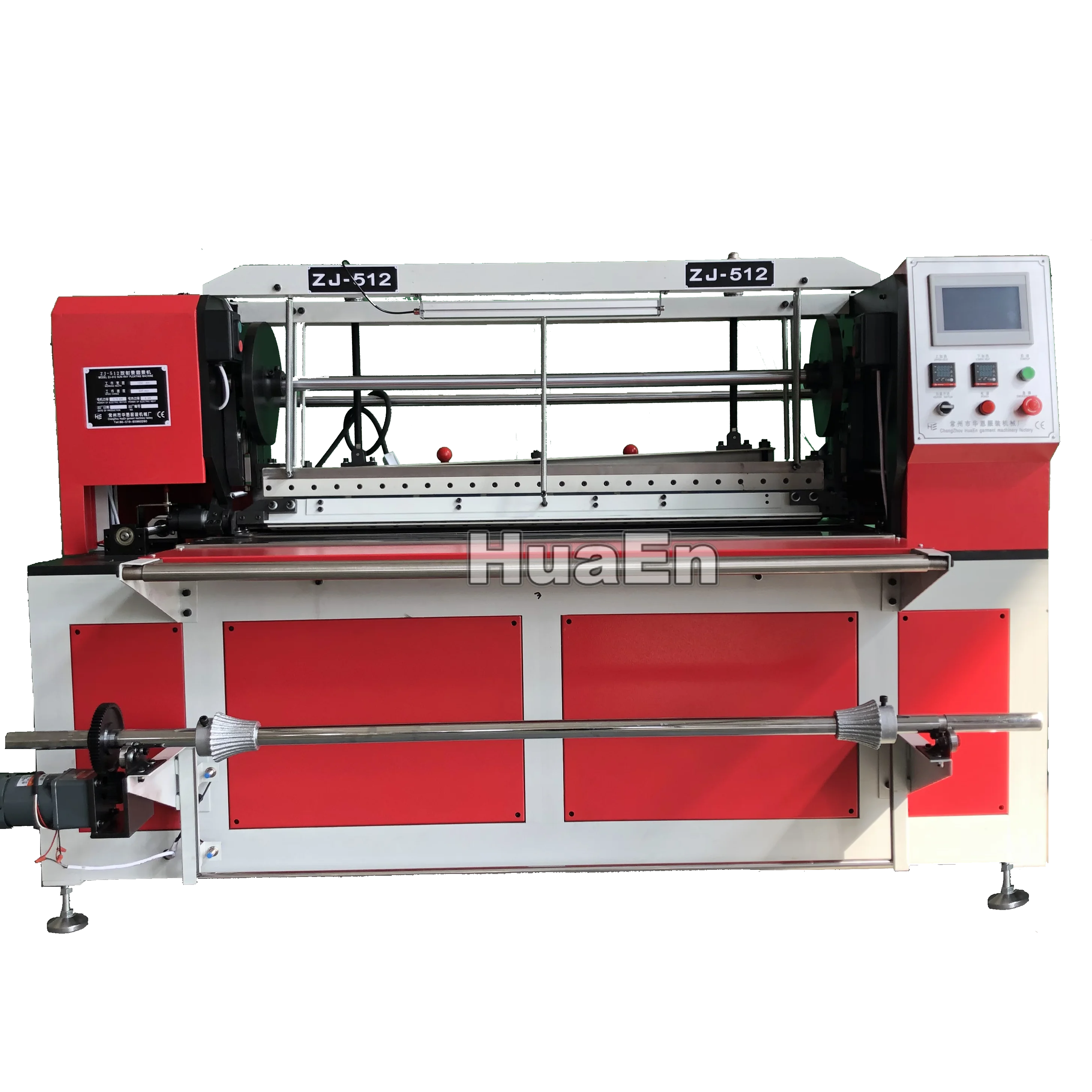  Changzhou huaen ZJ-516 с компьютерным управлением Sunray плиссировка машина по производству запасных частей Китая при наличии 3 лет 1