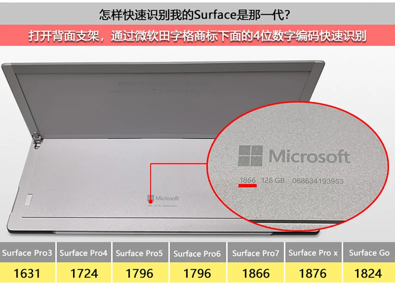 Наклейка для ноутбука защитная наклейка Microsoft Surface Pro7 6 5 4/Surface Go/Go