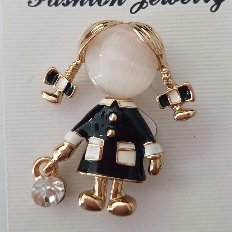 Liberty Gifts wholesale fashion jewelry exclusive kitten girl angel ladies designer inspired brooches and pins set wedding gift