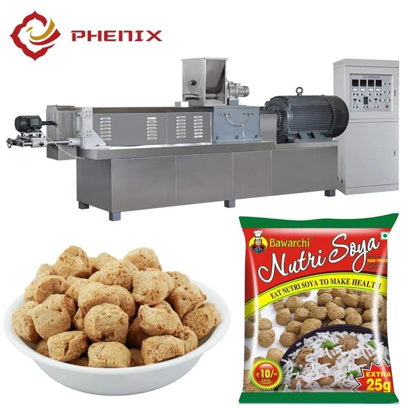 Automatic TVP/TSP Soya Bean Protein Chunks Making Machine