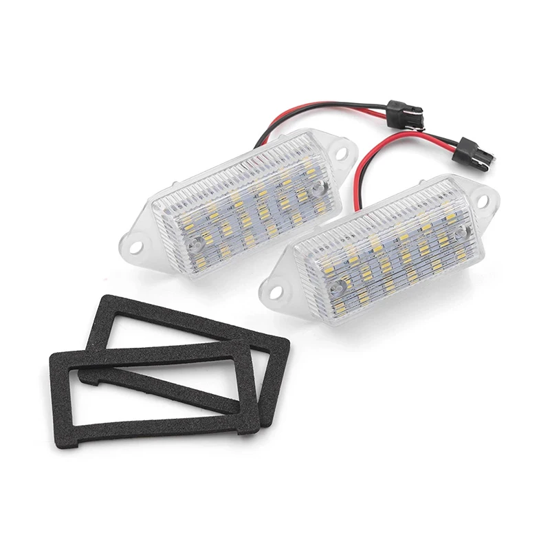 LED License Number Plate Light For Mitsubishi 2003-2017 Lancer & 2007-2016 Evo Evolution X Tail Tag Lamps
