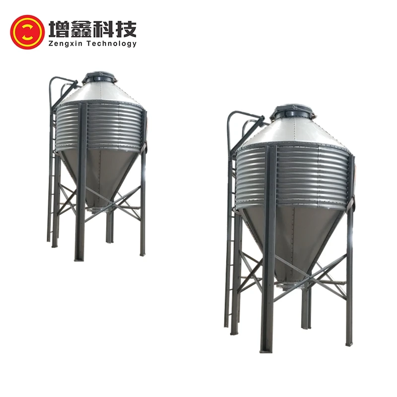 factory high quality hot dip galvanized steel plate feeding bin feeding silo  for pig farming