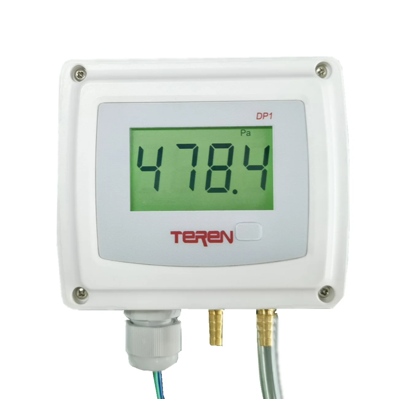 TEREN 0.5% accuracy industrial differential negative vacuum pressure transmitter 25pa with LCD display