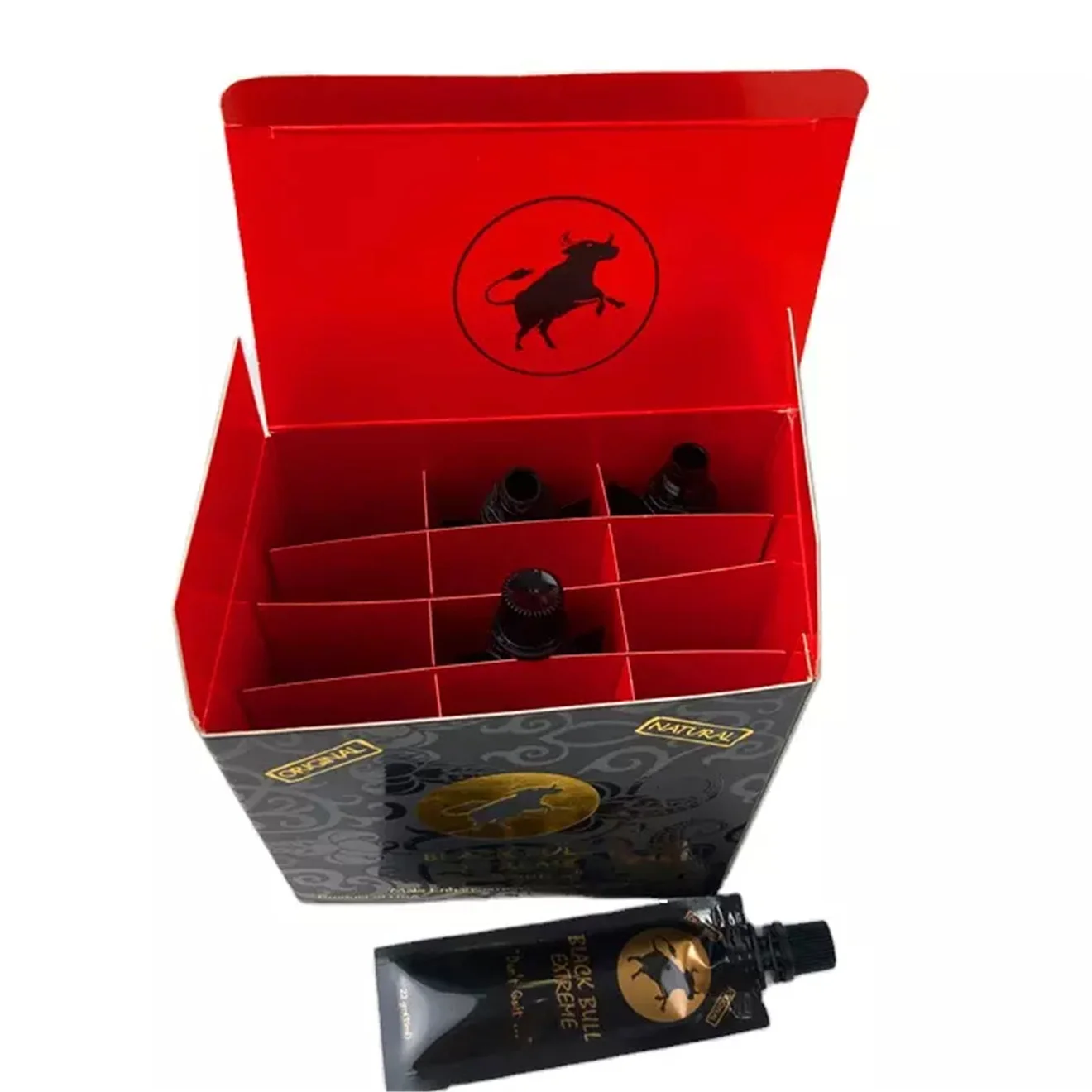 Wholesale Custom Black Color Packaging 22g Sachet Weight Sweet Honey Box Natural Honey Jar Folding Packaging Honey Box