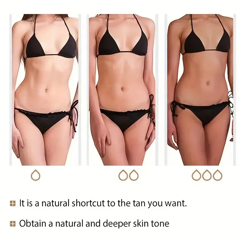 sun screen tanning Fast Dark Tanning Oil Moisturizing Skin Hydrated Long Lasting Sun Self Tan Tanner Body Face Oil Serum