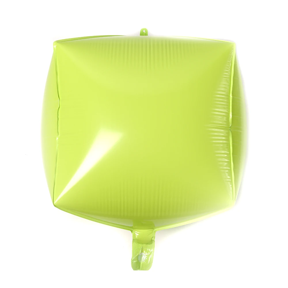 New Product 22 Inch Macaron Color 4D Cube Square Diamond Circle Shaped Foil Helium Balloon for Party Decoration