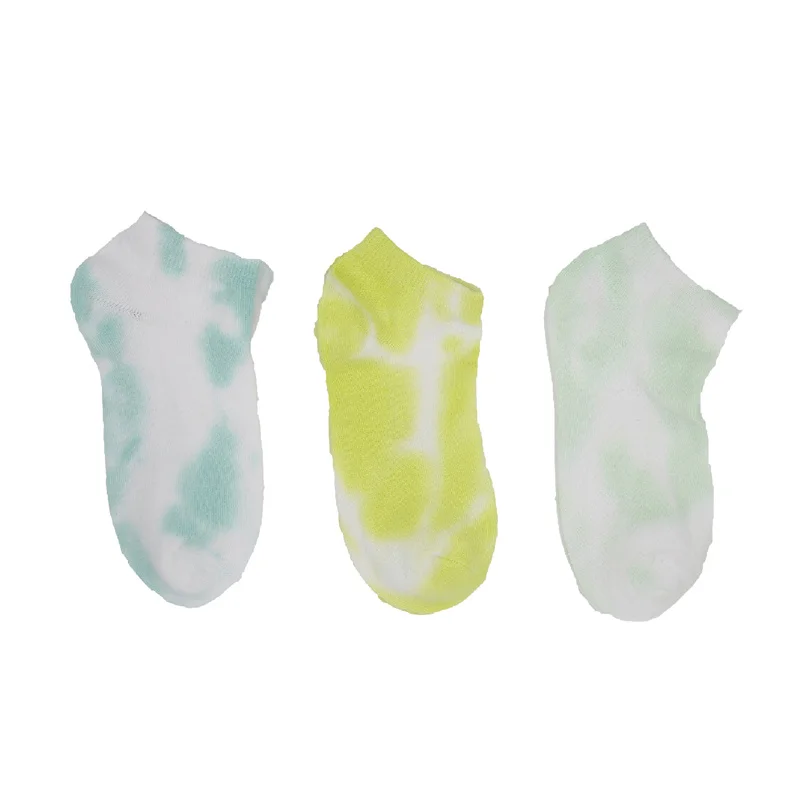 
Unisex Summer Cotton Tie Dye Ankle Socks 