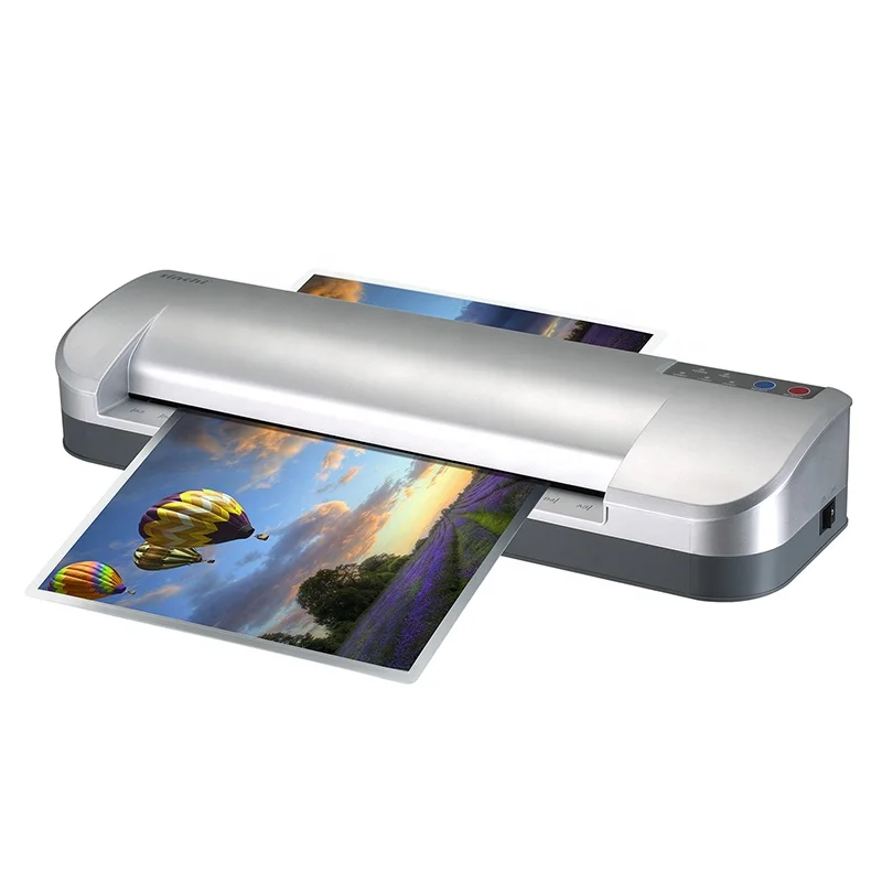 SINCHI fast warm up high speed laminating machine commercial level electrical reverse button A3 pouch laminator