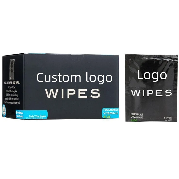 Eco-friendly Flushability Test Passed Pure Water Lingettes OEM Toilet Flushable Wet Wipes