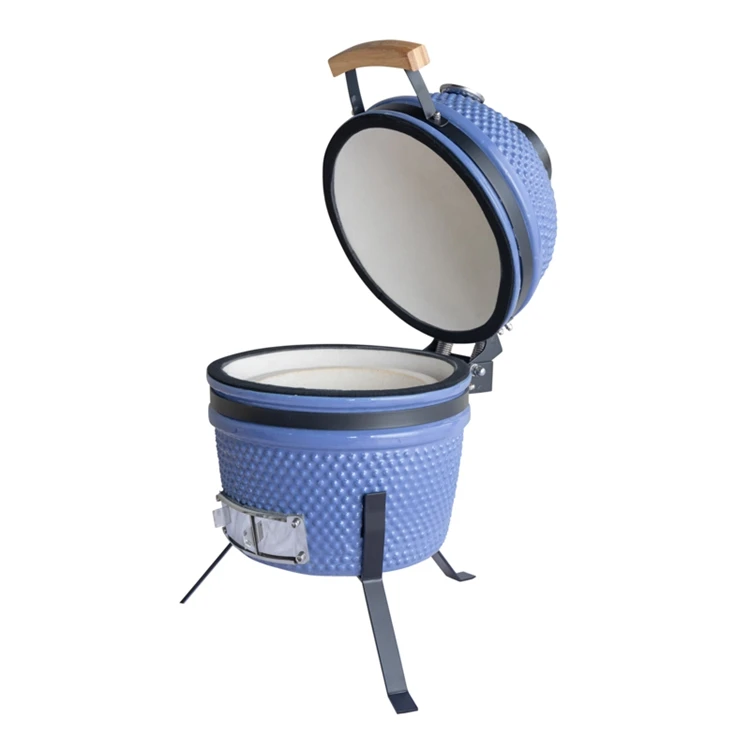 Factory Supply Egg Pellet Red Stove Wood Pellet Bbq Garden Kitchen Kamado Grill