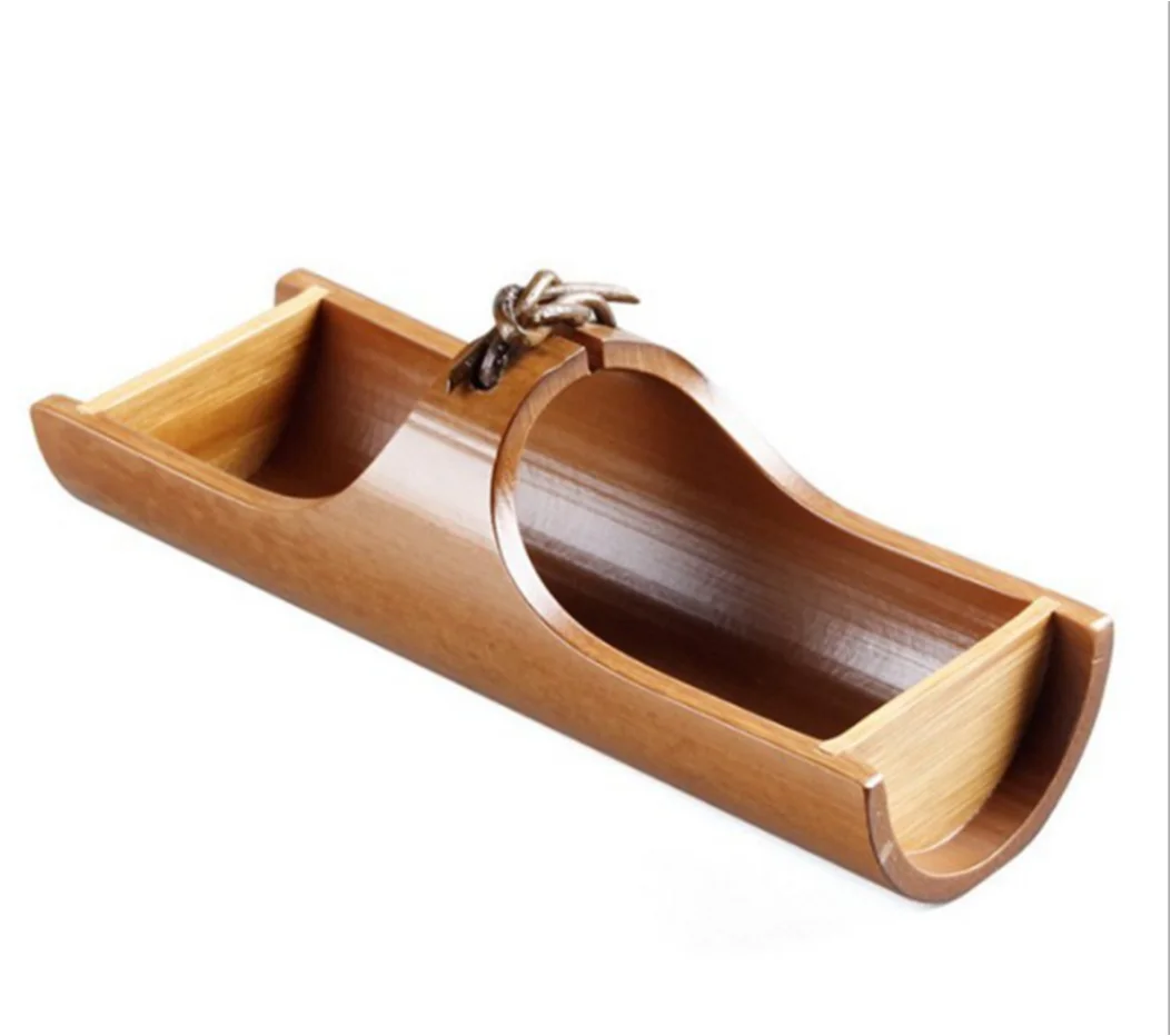 High end natural bamboo food cookie fruit tray holder