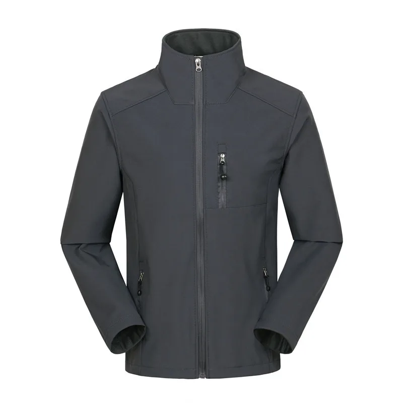 Новая куртка Softshell индивидуальный дизайн зимняя рабочая одежда Мужская ветрозащитная Водонепроницаемая флисовая на молнии с мягкой