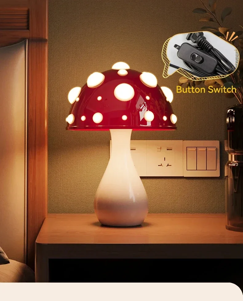 American Style Simple Modern Desk Lamp Rechargeable Led Lamp Red Nail Enhancer Touch Control Table Lamp