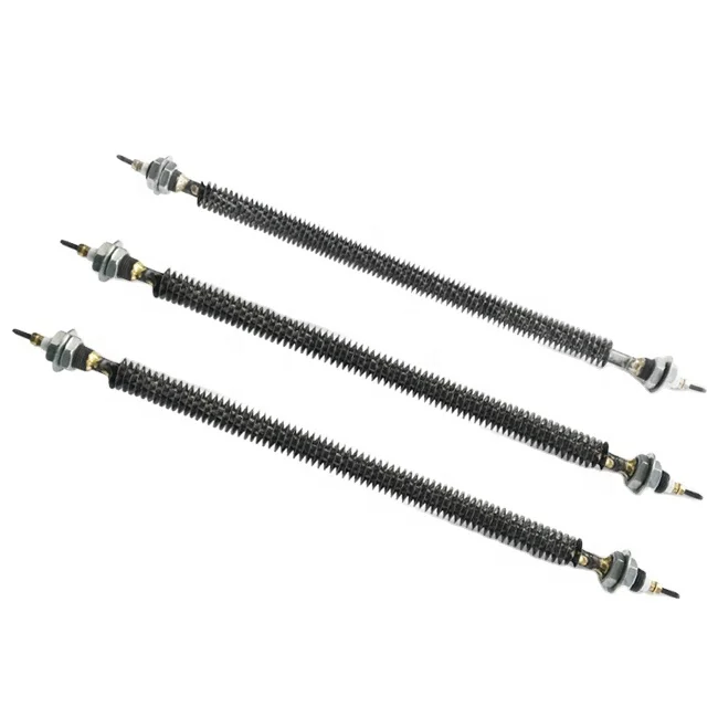 U W I Straight Type Stainless Steel Electric Air Duct Oven Tube Heater Finned Tubular Heater