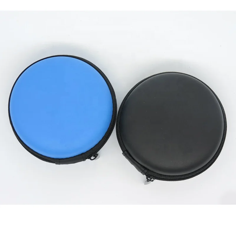Waterproof Hard Shell Round Eva Headset Headphone Earphone Carrying Case