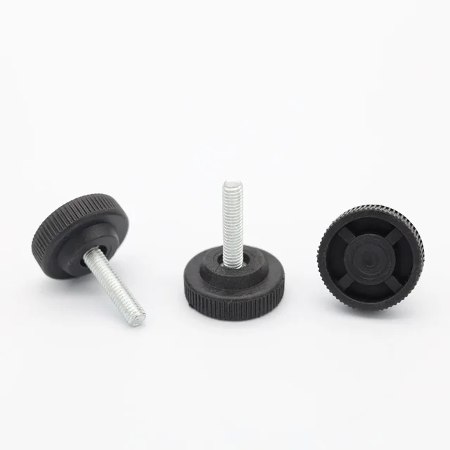 Wholesale cabinet leveling threaded metal adjustable plastic feet