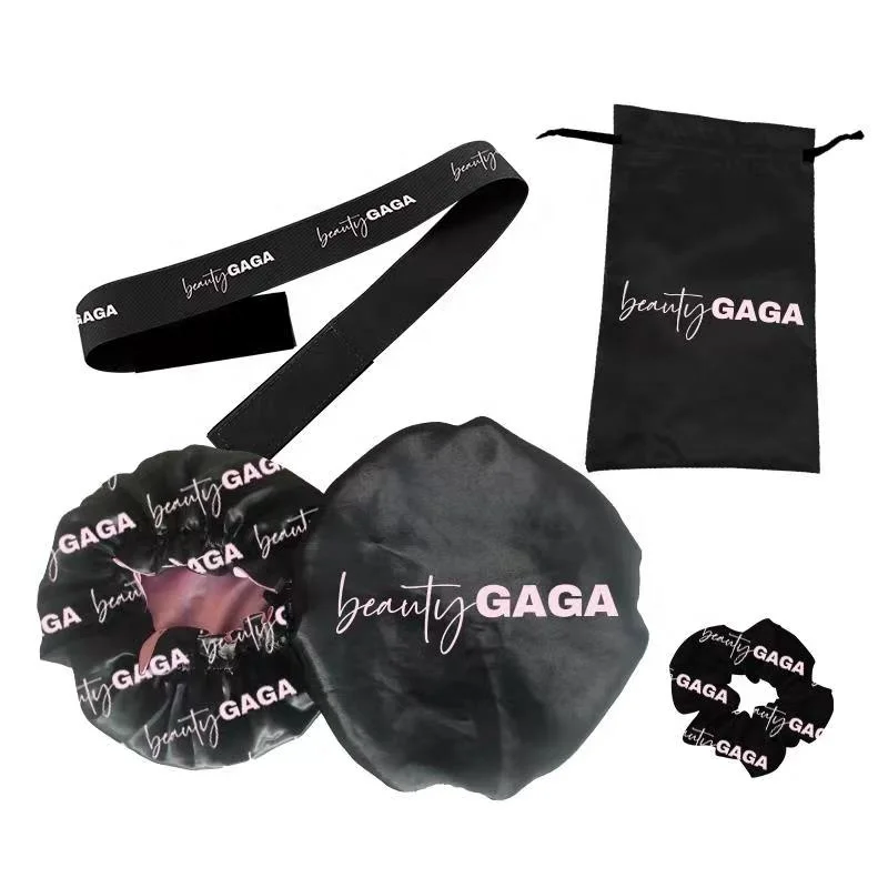 Cheap Price Satin Durag Men reversible Customized Women sleep hair bonnet