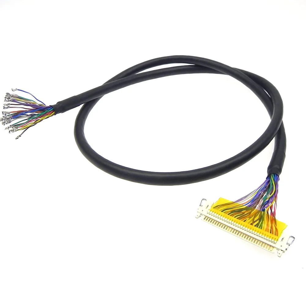 Изготовленный на заказ JAE FIX30HL 30-контактный кабель LCD LVDS UL20276 экранированный провод 28awg жгут проводов индивидуальная сборка кабеля