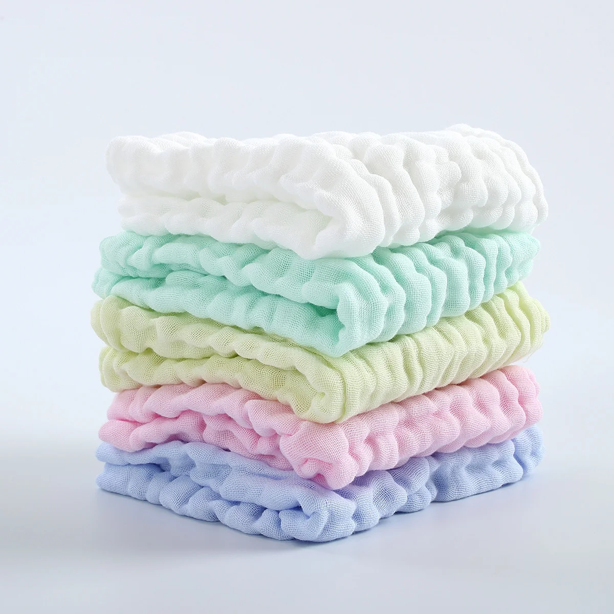 2021 new design home textiles  Soft 100% Cotton Baby Face Towel