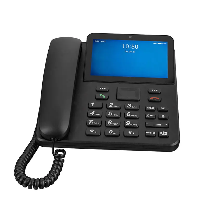  LS830 4 аппарат не привязан к оператору сотовой связи Смарт Android фиксированной беспроводной Настольный телефон 8 дюймов экран видео с BT и