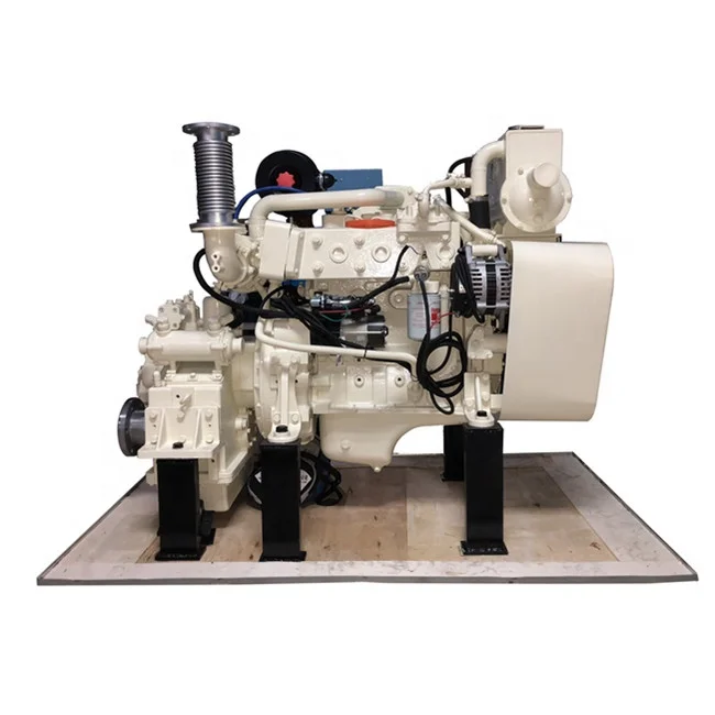 С водяным охлаждением 130HP 4 цилиндра 4bt 4BTA3.9-C130 Судовой двигатель