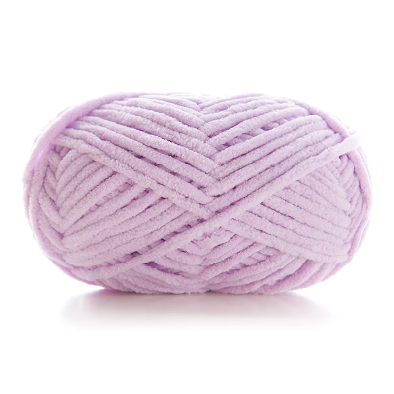 Factory Price Warm And Comfortable 1 Ply 50g 100% Polyester Milk Cotton Yarn for Hand Made