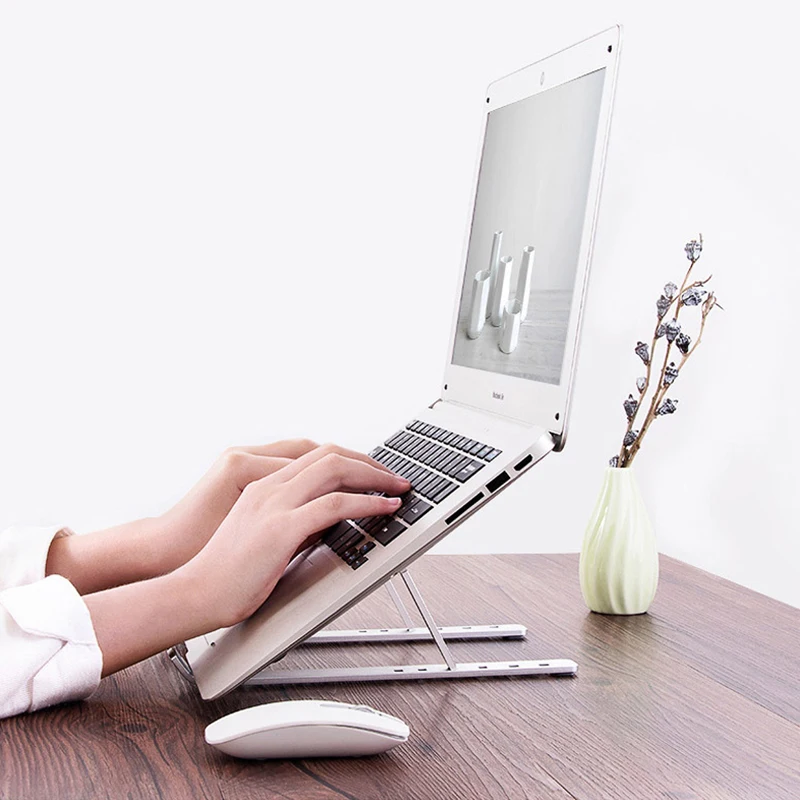  Laptop_stand портативная 17-дюймовая Складная регулируемая алюминиевая подставка для