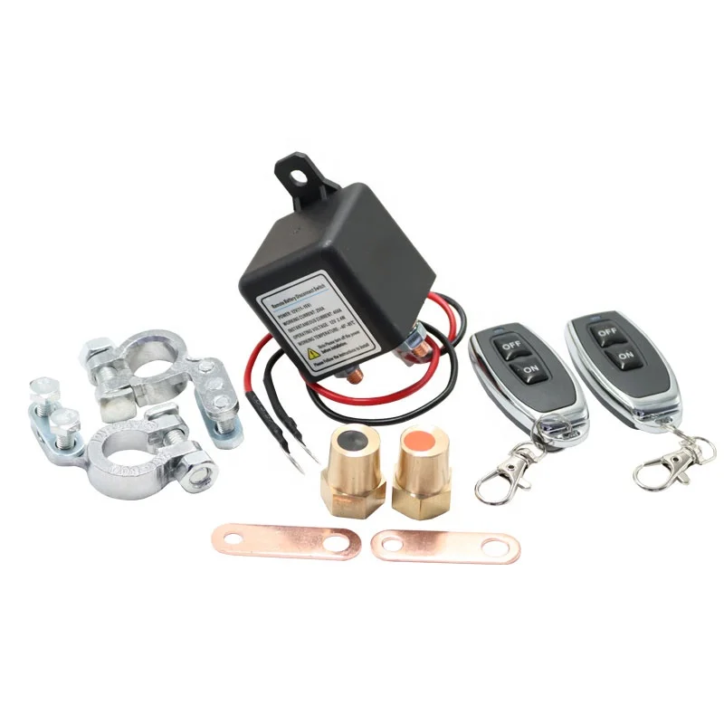 12 Volts Kill Switch Remote control Battery Disconnect Switch Upgraded Remote Battery Disconnect Switch for Car Auto RV Truck