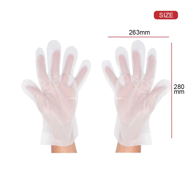 Ldpe Short Disposable Eco Friendly Bbq Use Plastic Sanitary Gloves