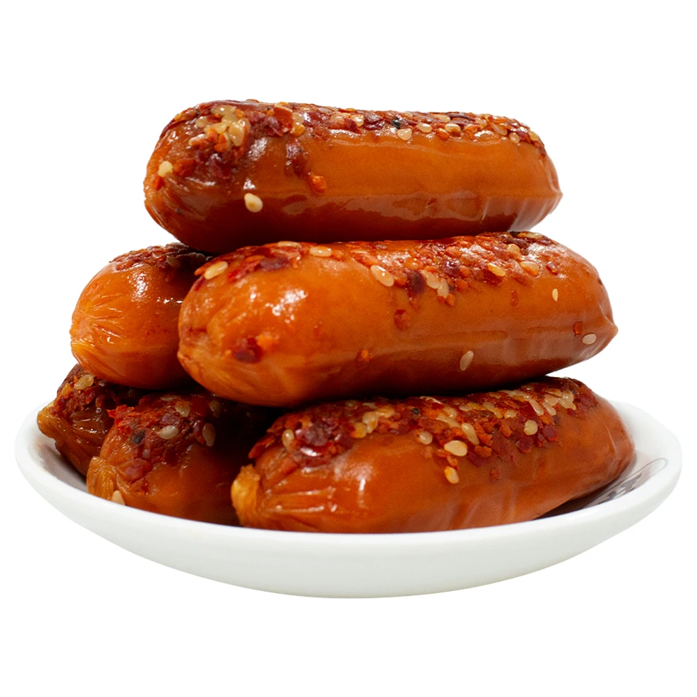 Chinese Spicy Pork Sausage Chicken Ham Sausage Hot Dog Sausage Wholesale Bbq Meat Snacks