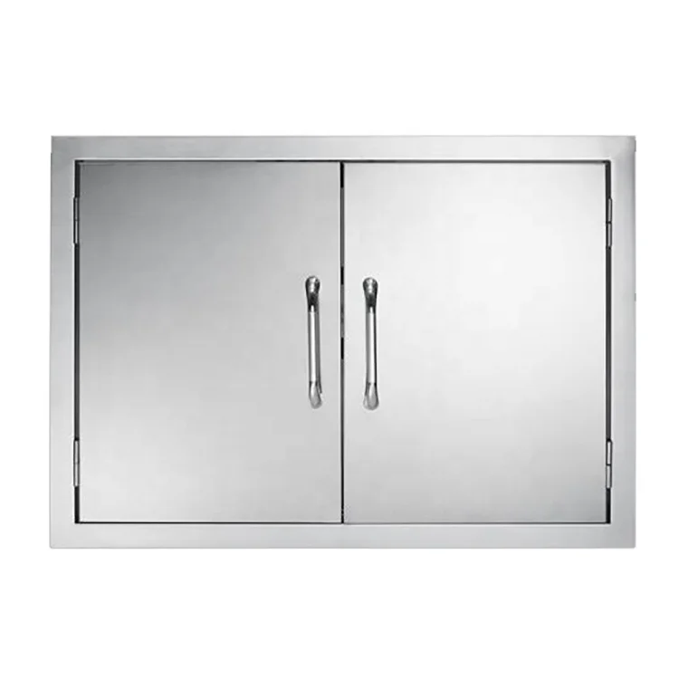 Уличная кухонная дверь 201 304 тяжелый калибр из нержавеющей стали остров для барбекю уличная