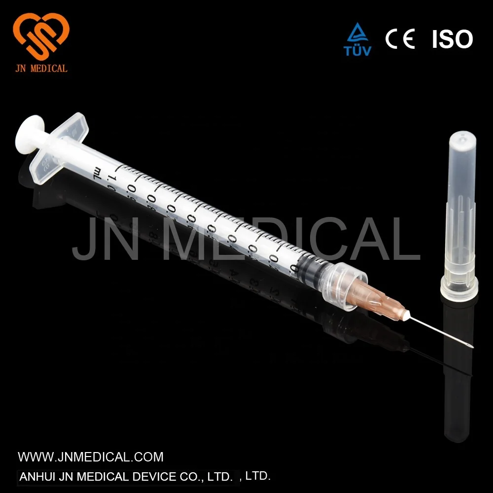 
Disposable Medical Color Coded Insulin Syringe (with Needle 1ml) with Ce Approval 