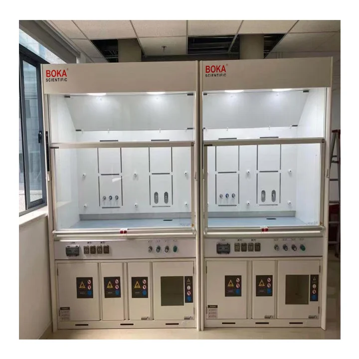 EN14175/ASHARE110/JB/T6412 Fume Cupboard Ducted Steel Laboratory Fume Hood