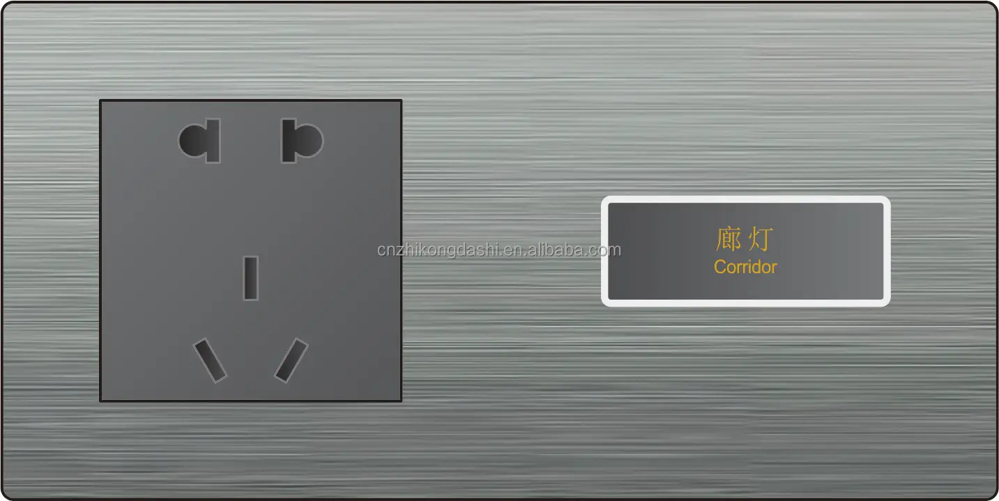 Factory hot-selling gray smart wall switch Hotel room porcelain wall WIFI switch Smart home Tuya switch