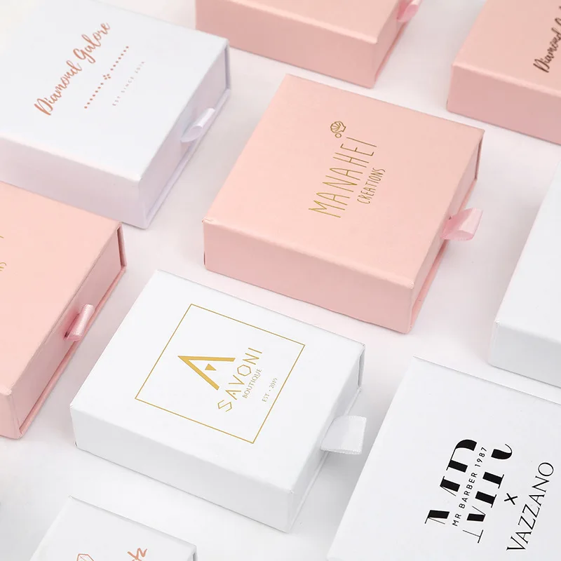 Crown Win Keepsake Pink Packaging Drawer Box Cartons De Livraison Small Shipping Dragees Wedding Flower Jewelry Ring Paper Boxes