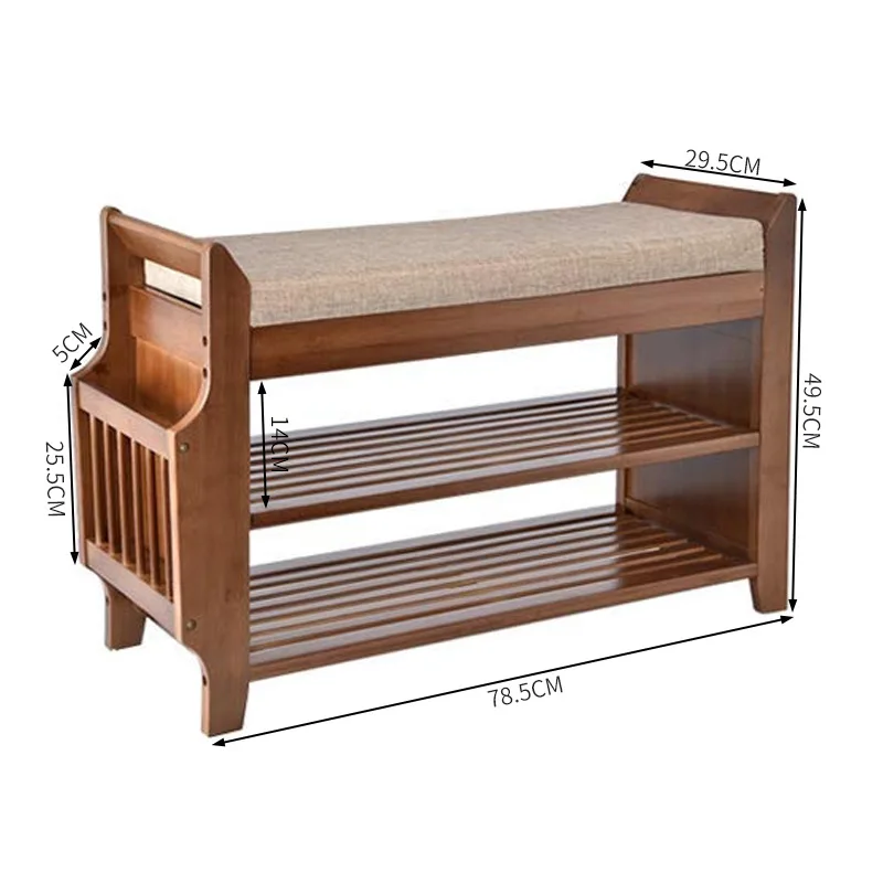 Wholesale Simple Style Bamboo Change Shoe Rack 3 Tier Bamboo Shoe Rack Bamboo Shoe Rack Bench