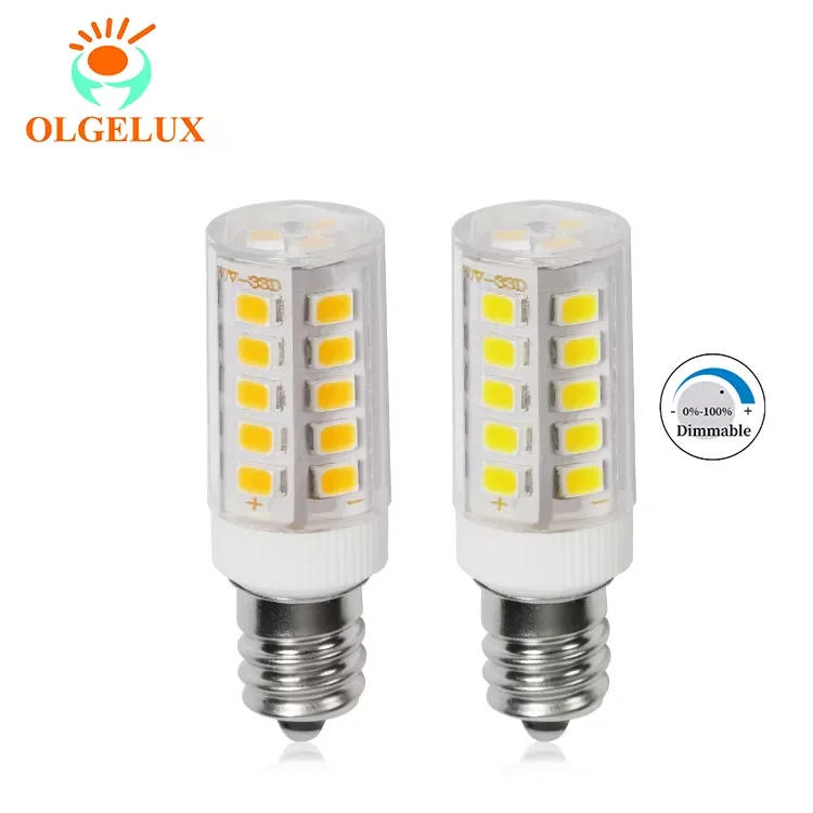110v E12 Bulb Led Led Led Bulb E12 110v Dimmable 4W  Ceramic Bulb Warm Light
