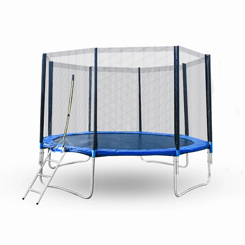 10 FT Jumping bed indoor and outdoor fitness equipment for kids and adult  trampoline manufacturer with ladder for sale