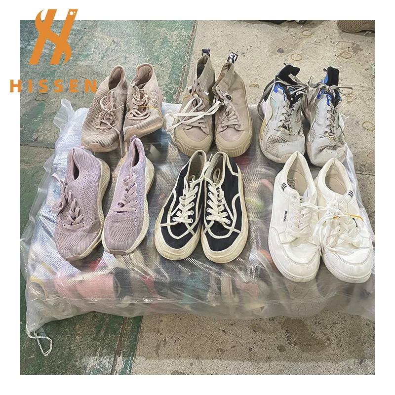 Lots Of Second Hand Sports Used Shoes From Vietnam