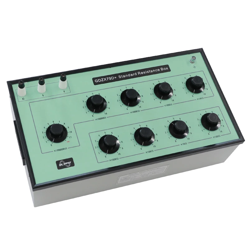 HVHIPOT GDZX79D+ DC Decade Resistance Box Standard Resistance Box Megger Calibrator for 5kV IR