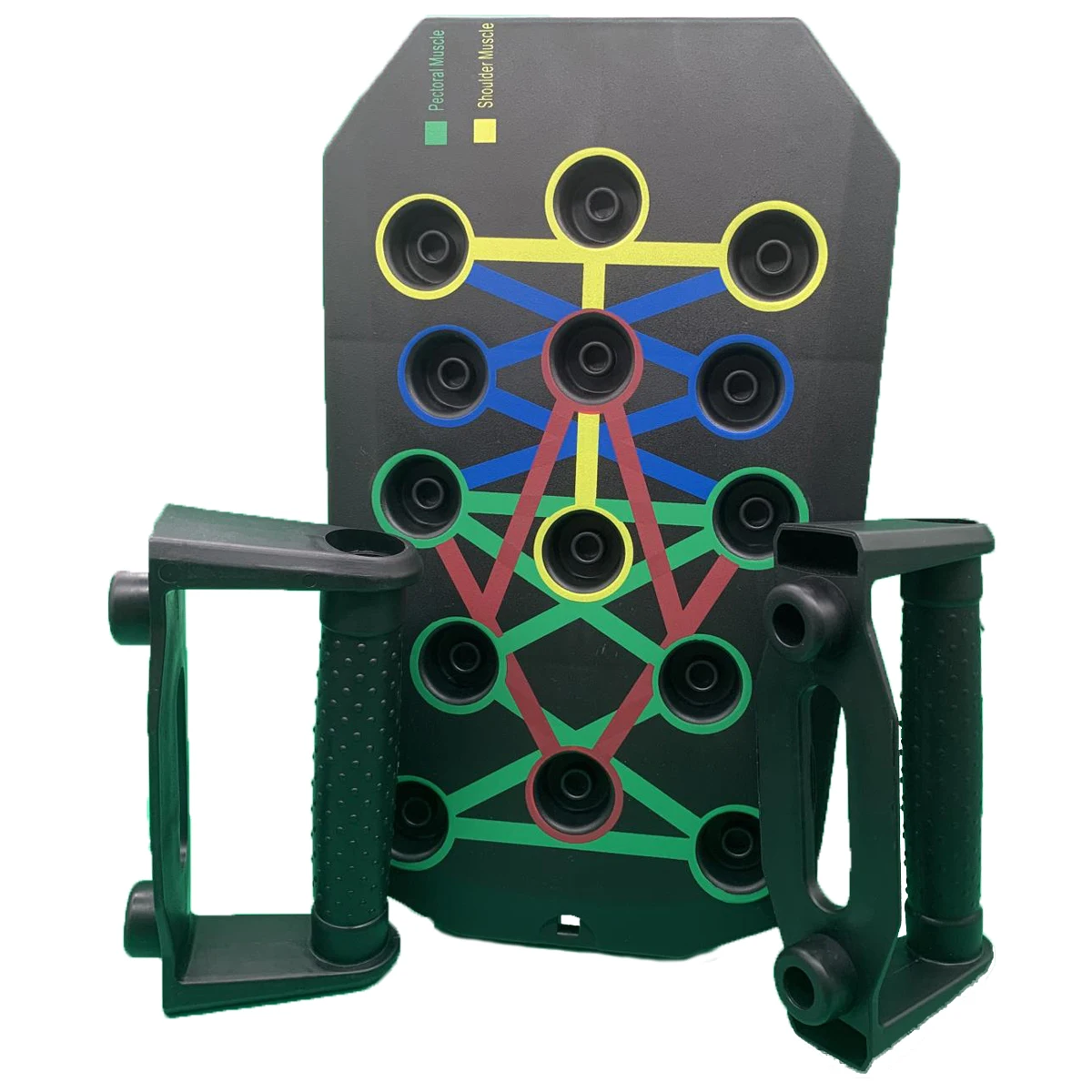 Gym Club Muscle Power Strength Training Folding Press Rack Push Up Board Fitness for Exercise