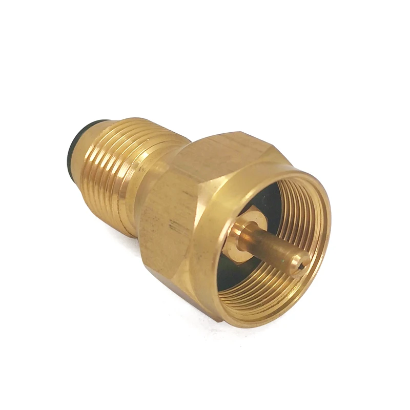 
1LB Throwaway Cylinder Grill Parts LP Propane Refill Gas Adapter for Gas Top-up 
