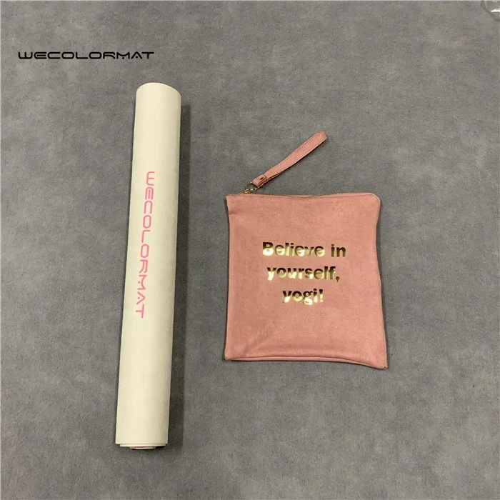 Производитель, противоскользящий персонализированный Дорожный Коврик для йоги из натурального каучука с цифровой печатью с сумками