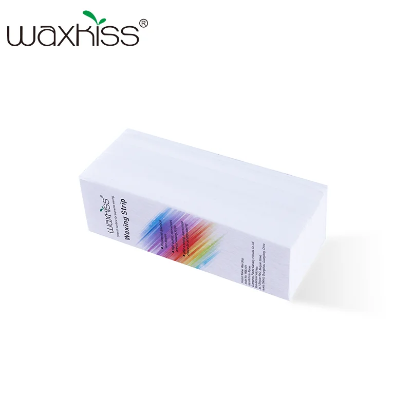 Waxkiss 2021 эпиляция воском полоски спанлейс материал воск 100 шт в