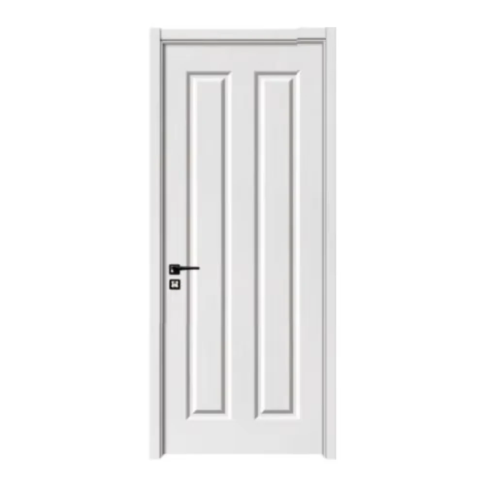 Residential Fashionable Cleanable Undeformed Oak Noise Preventive Eco-friendly Wpc Slab Sound Proof Interior Composite Wood Door