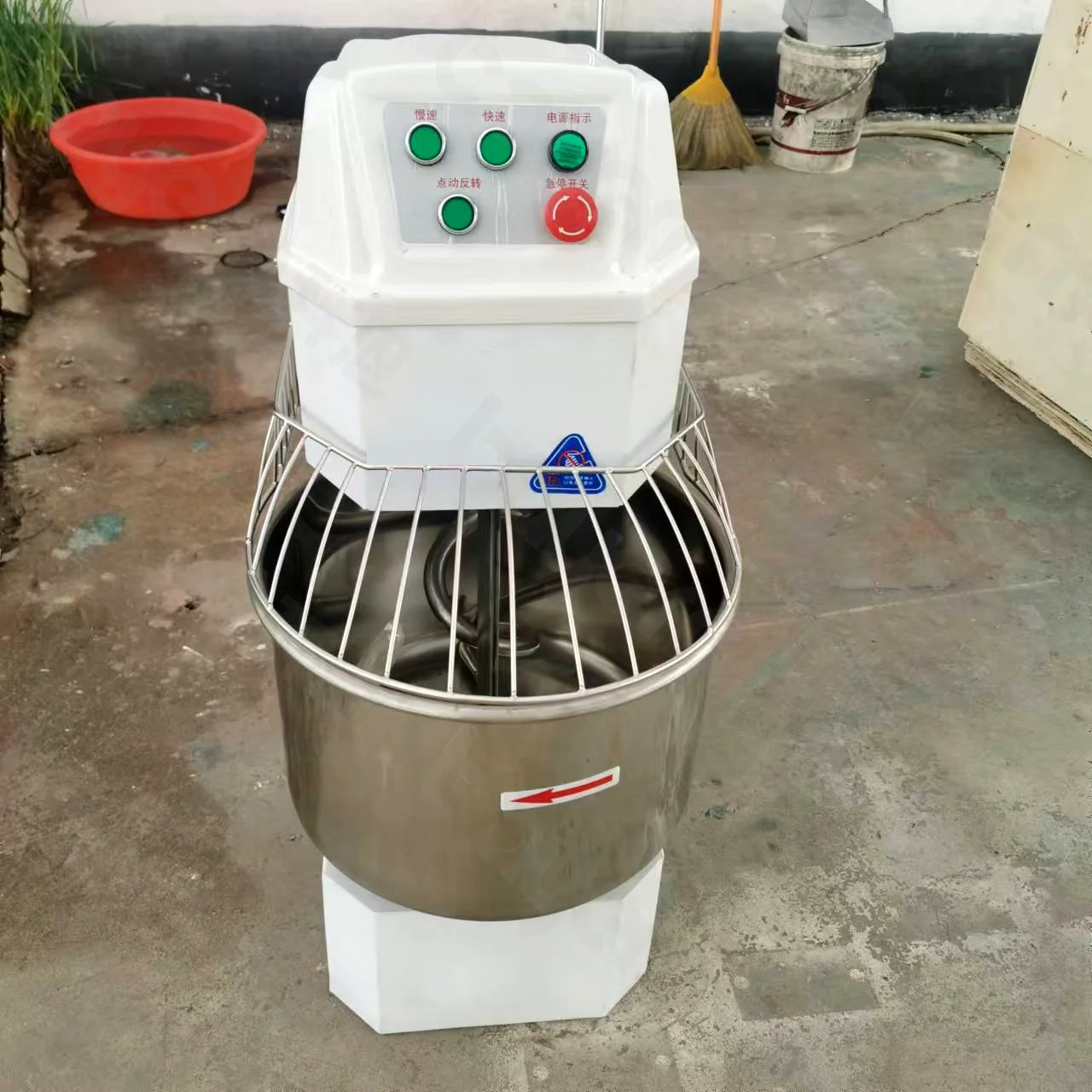 Commercial Bread Making Machine Dough Mixing Machine Flour Mill Bakery Bread  Pizza Noddle Cake Dough Mixer