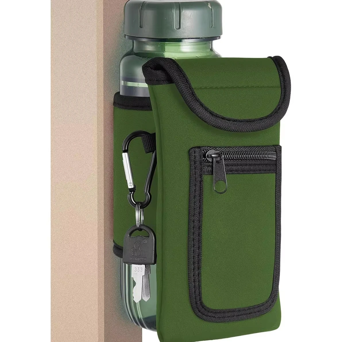 Hotselling Premium Gym Bottle Carrier Bag Durable Magnetic Bag Water Bottle Holder Great Magnetic Water Bottle Sleeve Pouch