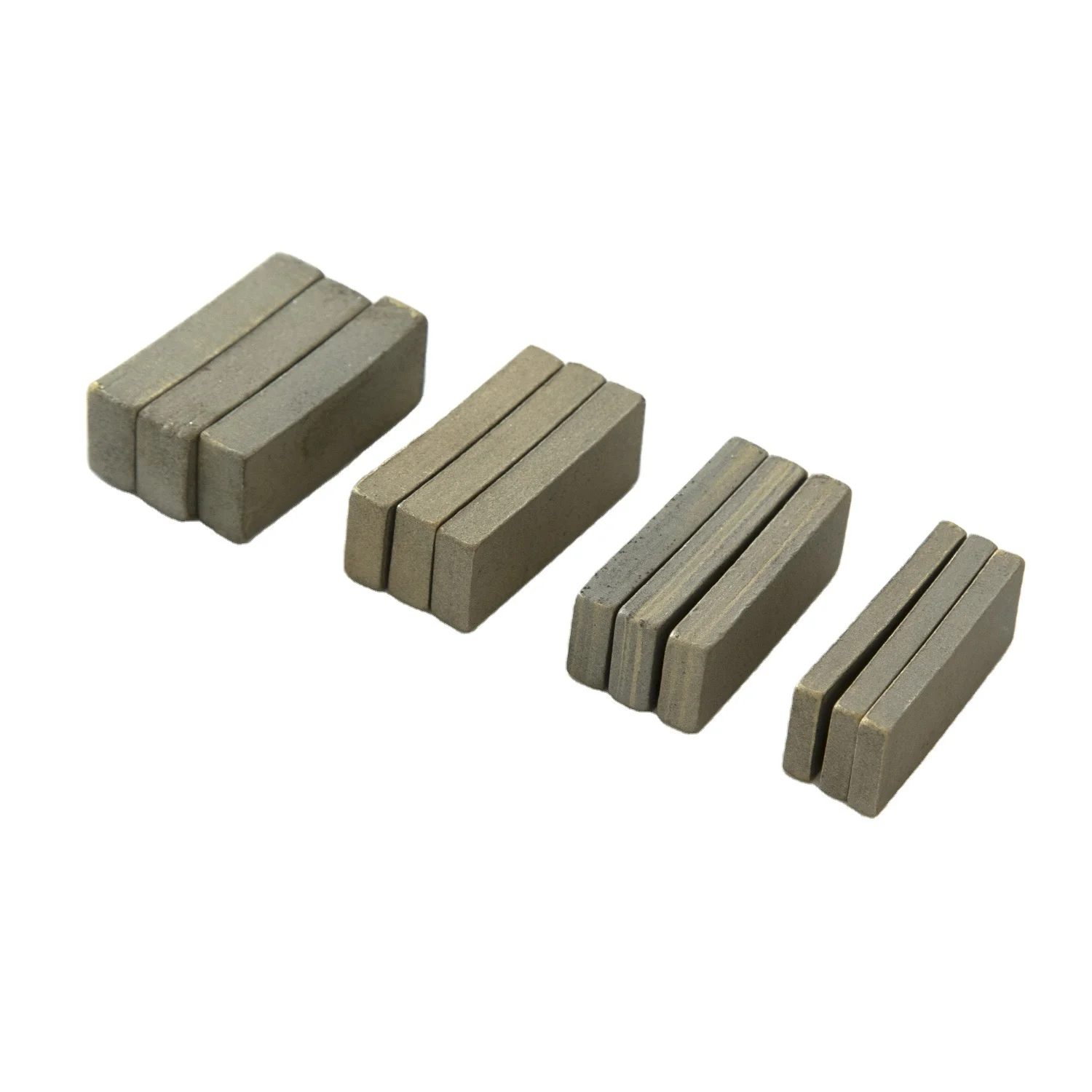 Indonesia sandwich type lava stone diamond segment for cutting andesite