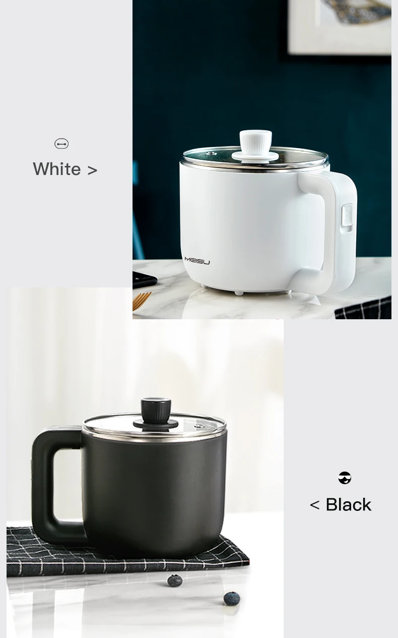 Small Kitchen Appliances National Electric Mini Cooking Pot and Travel Stove Frying Pan