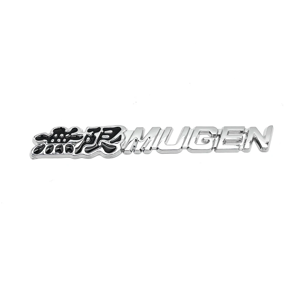 3D car stickers for automobiles Unlimited MUGEN metal car stickers are suitable for Honda modified body stickers with tail label